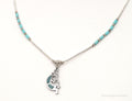 Vintage Native America Turquoise Dancing Kokopelli Sterling Silver Necklace | Jewelry > Necklaces > Pendants | Wiccan Center