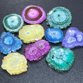 Solar Quartz Crystal Mixed Colors Dyed Cabochon Slices | Craft Supplies & Tools > Beads, Gems & Cabochons > Cabochons | Wiccan Center