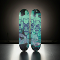 2 Skateboard Series Art - Green Mermen | Skateboard | Wiccan Center