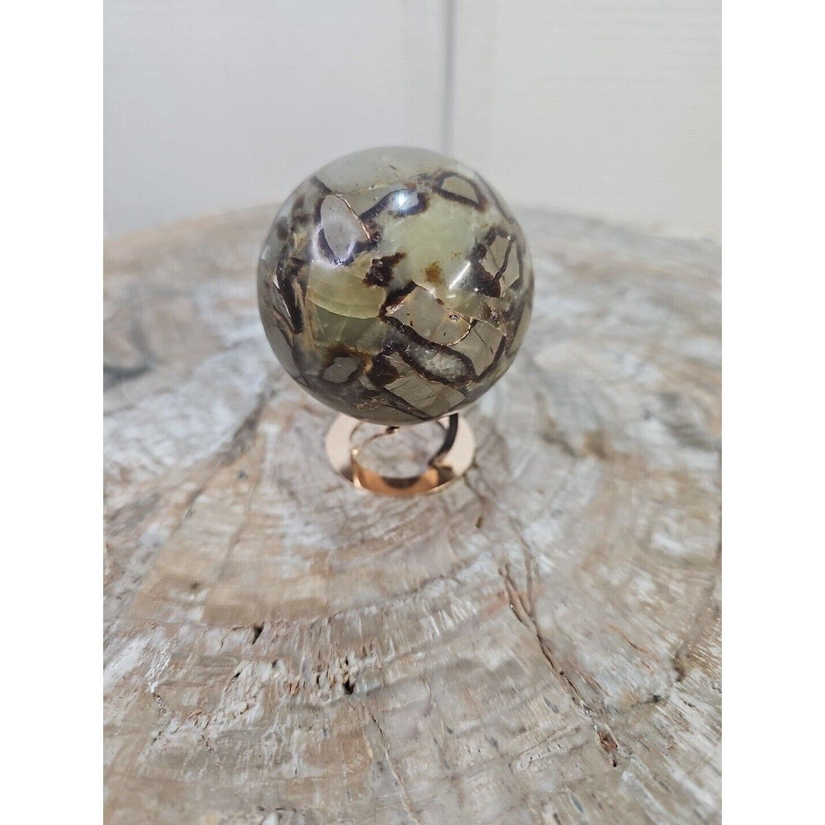 1pcs 241g Natural Septarian Sphere Crystal Healing Energy