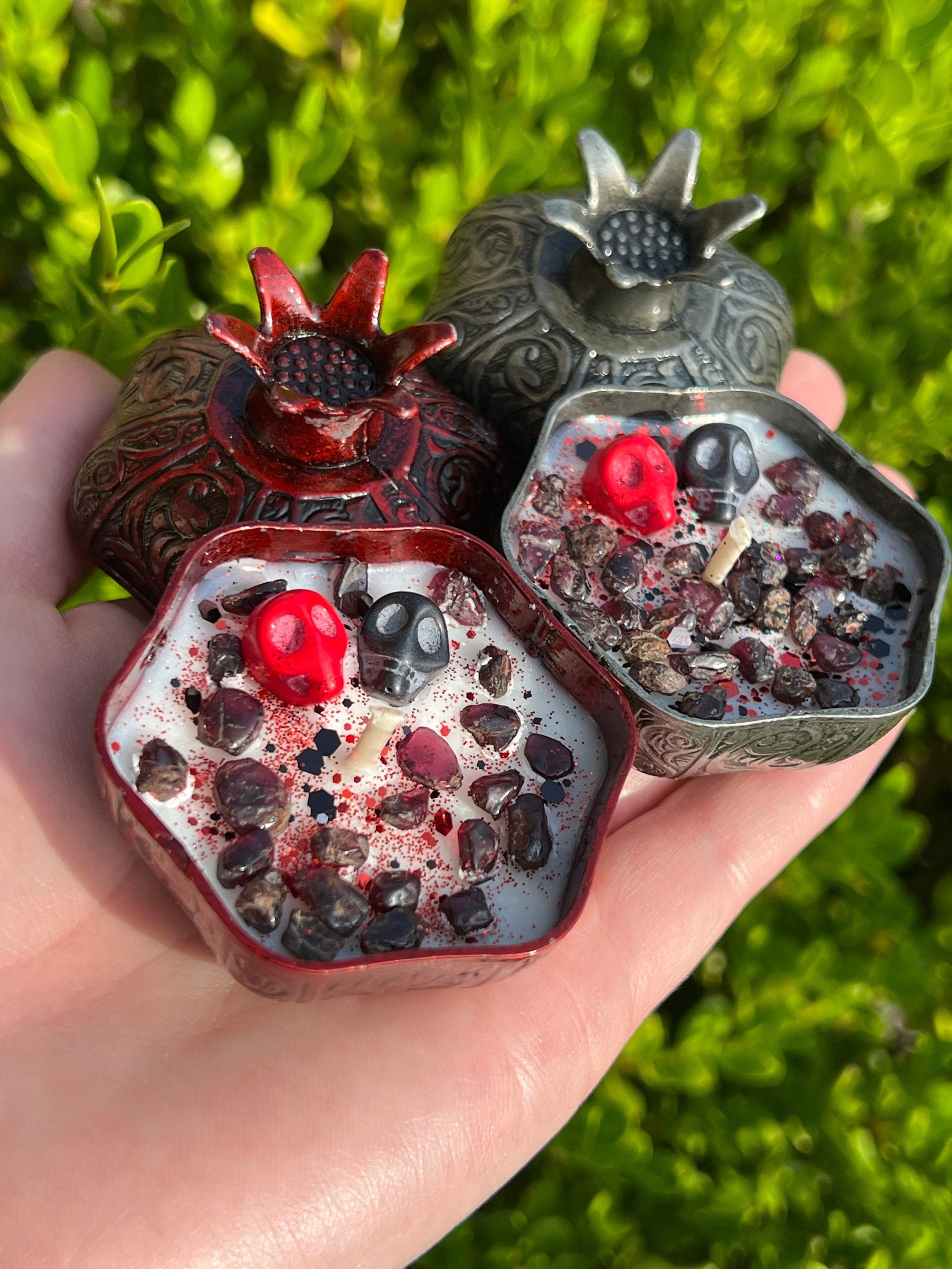 SPECIAL EDITION Persephone Hades Offering Ritual Candles King Queen of Underworld Witchcraft Altar Spell Magic Deity Scented Devotional Gift | | Wiccan Center
