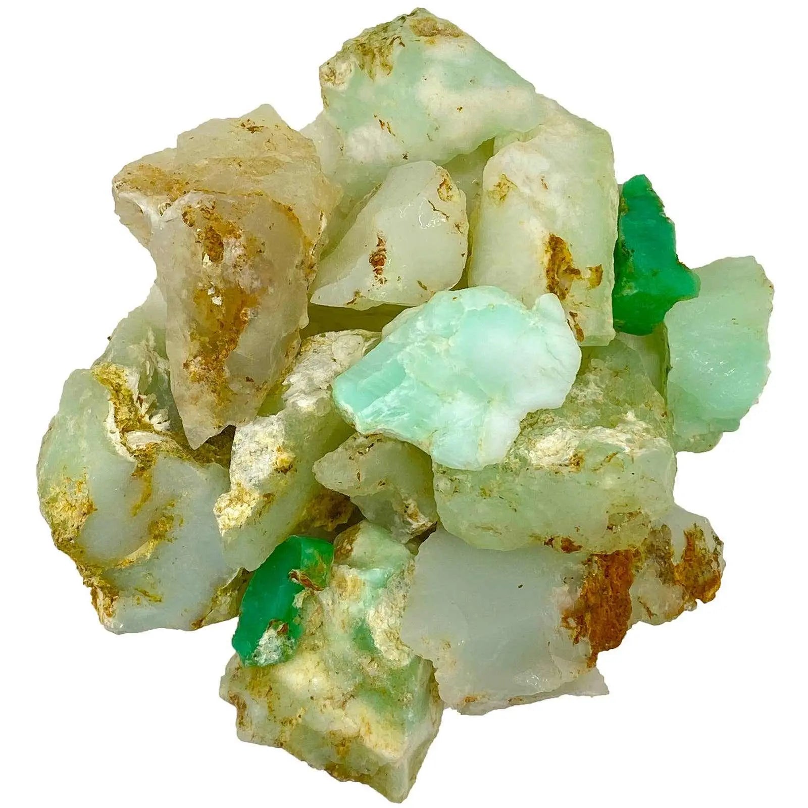 Rough White Lime Chrysoprase – Raw Stone from Indonesia | Rough Stones | Wiccan Center