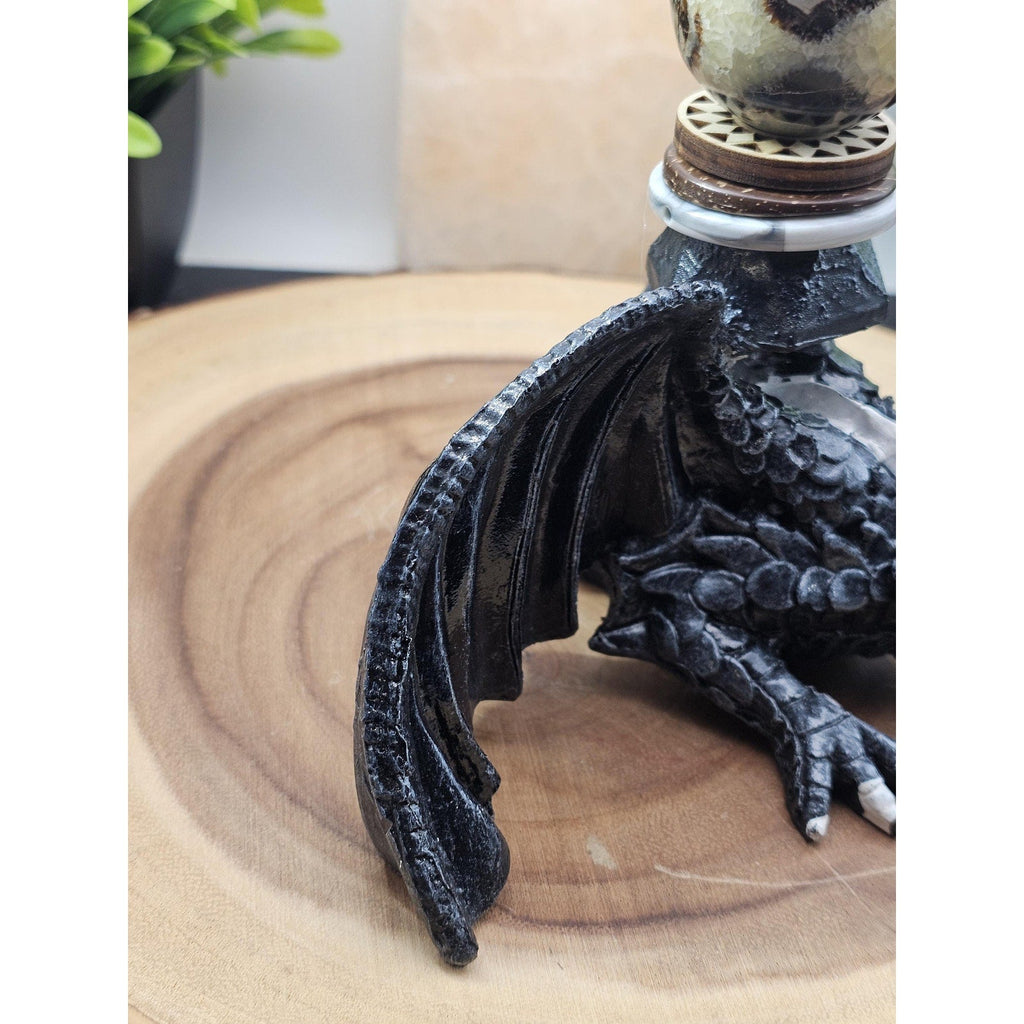 Septarian dragon geode