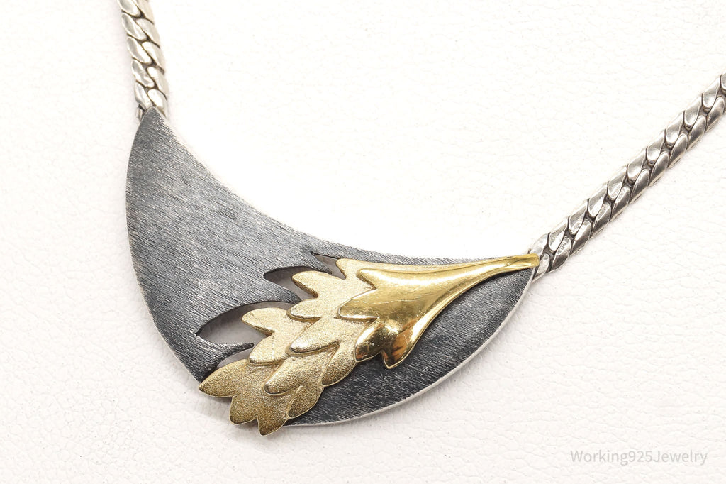Vintage Gold Vermeil Sterling Silver Necklace 15" | Jewelry > Necklaces > Pendants | Wiccan Center