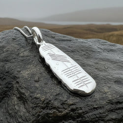 Gaelic Ireland Ogham Necklace - Made in Ireland | Pendant | Wiccan Center