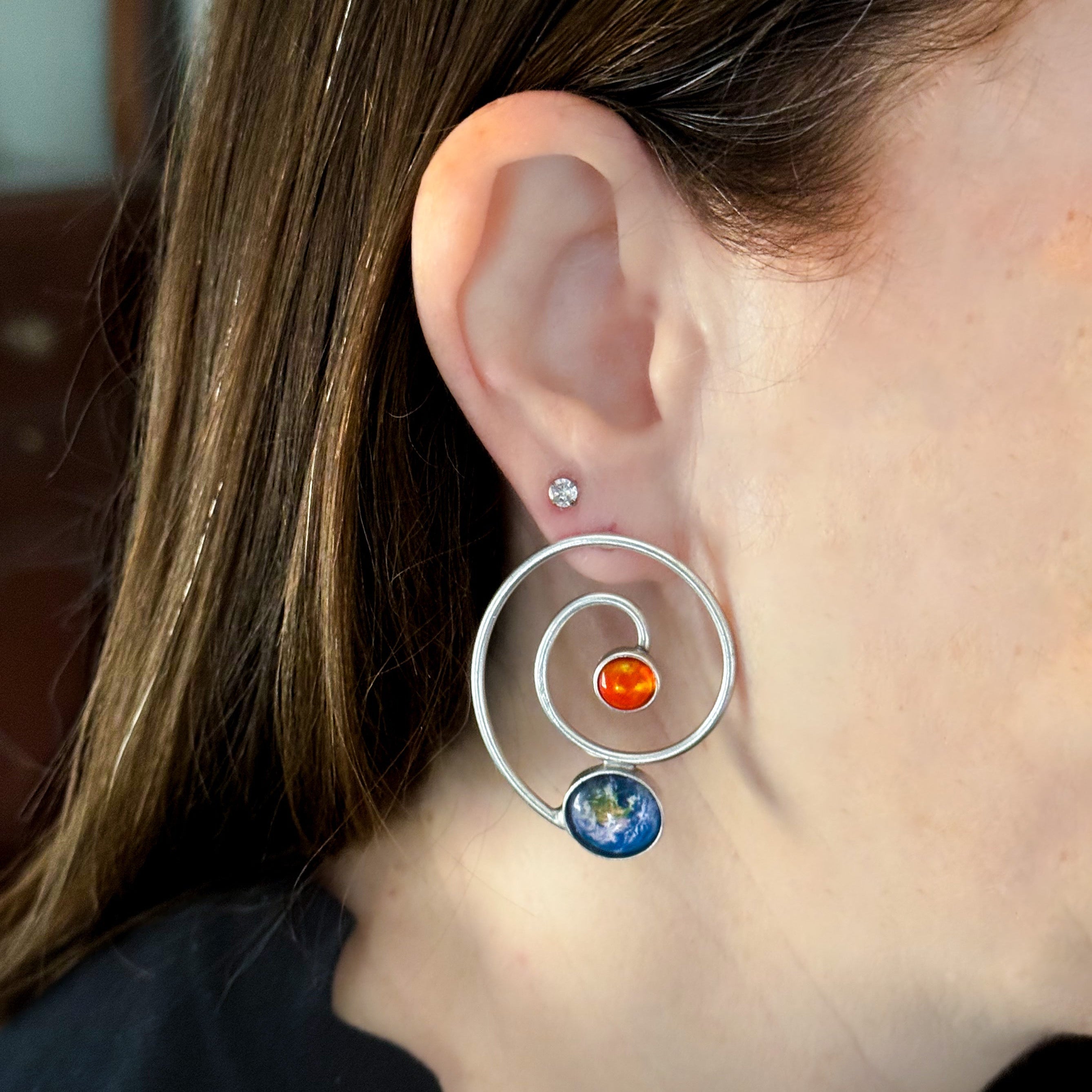 Earth's Orbit Earrings | Earrings | Wiccan Center