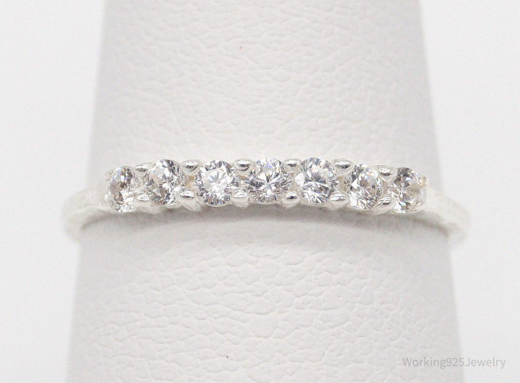 Vintage STE BEE Cubic Zirconia Sterling Silver Ring - Size 6 | Jewelry > Rings | Wiccan Center