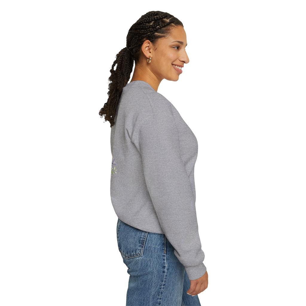 LOVE Crystal Letter Design | Sweatshirt | Wiccan Center