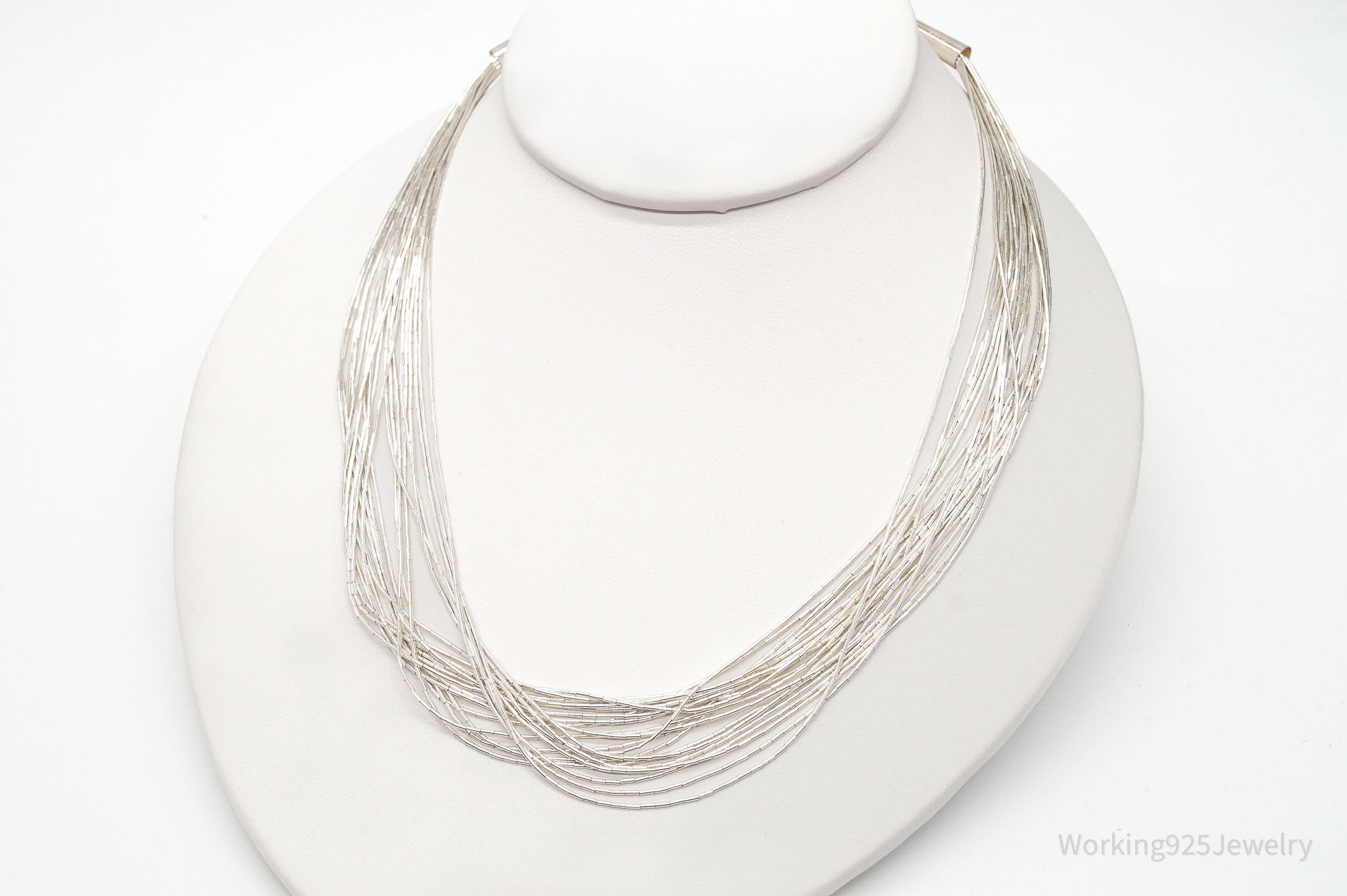 Vintage Native American Sterling Silver Bead Necklace | Jewelry > Necklaces | Wiccan Center