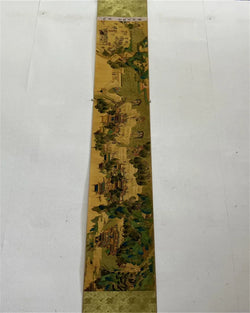 Qiu Ying “Along the River During Qingming” Scroll – Chinese Riverside Scene Painting | Scroll Paintings | Wiccan Center