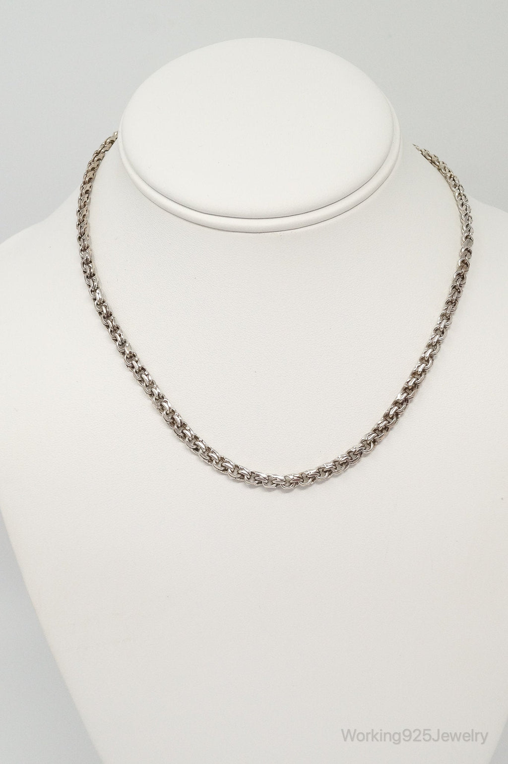 Vintage Mexico Modernist Designer SAUL Sterling Silver Chain Necklace | Jewelry > Necklaces > Pendants | Wiccan Center
