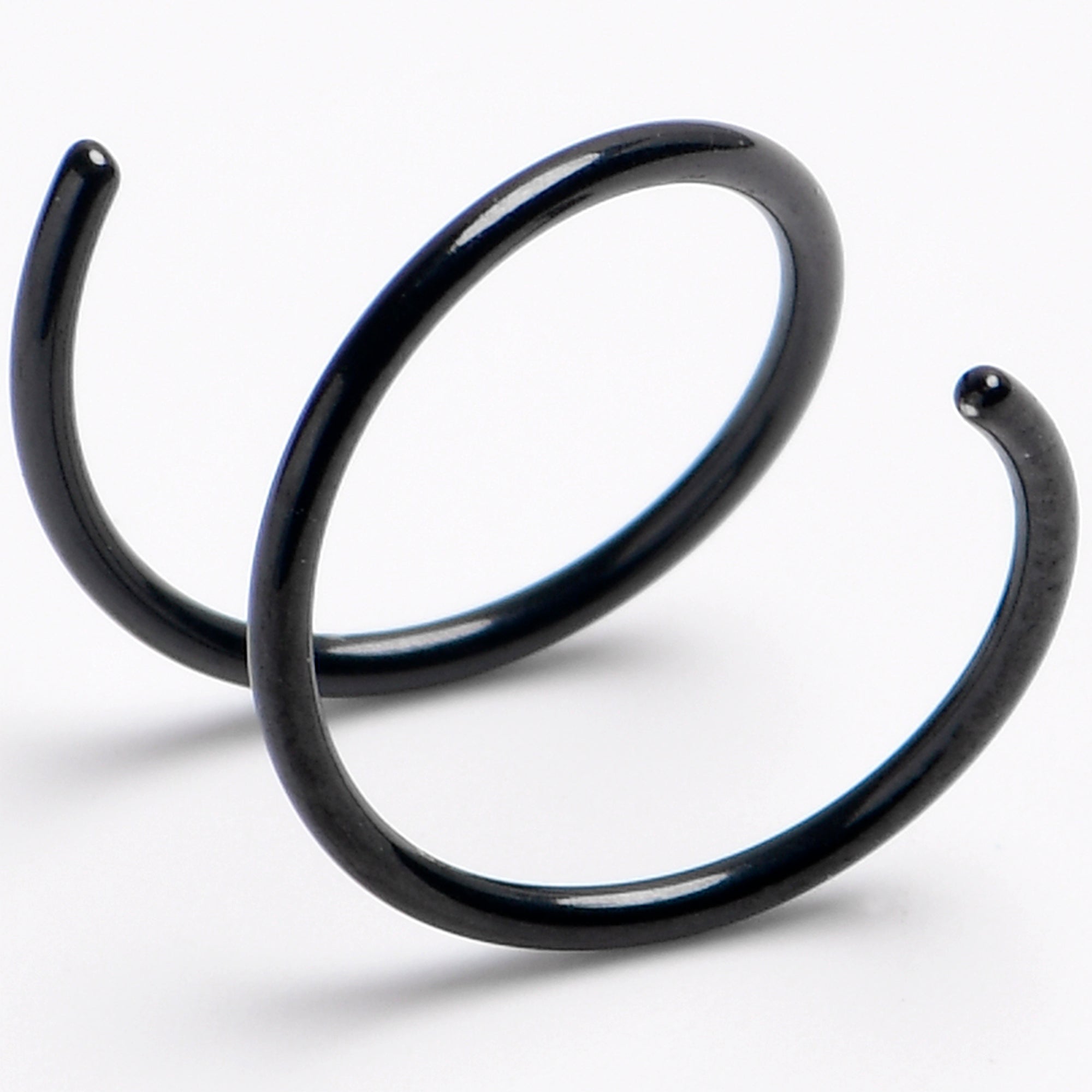 Spiral Nose Rings Double Hoop 20G | NOSE HOOP | Wiccan Center