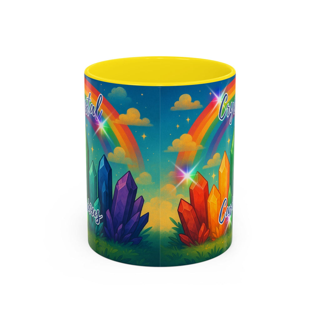 Coffee Mug - Rainbow Crystal Curious | Mug | Wiccan Center