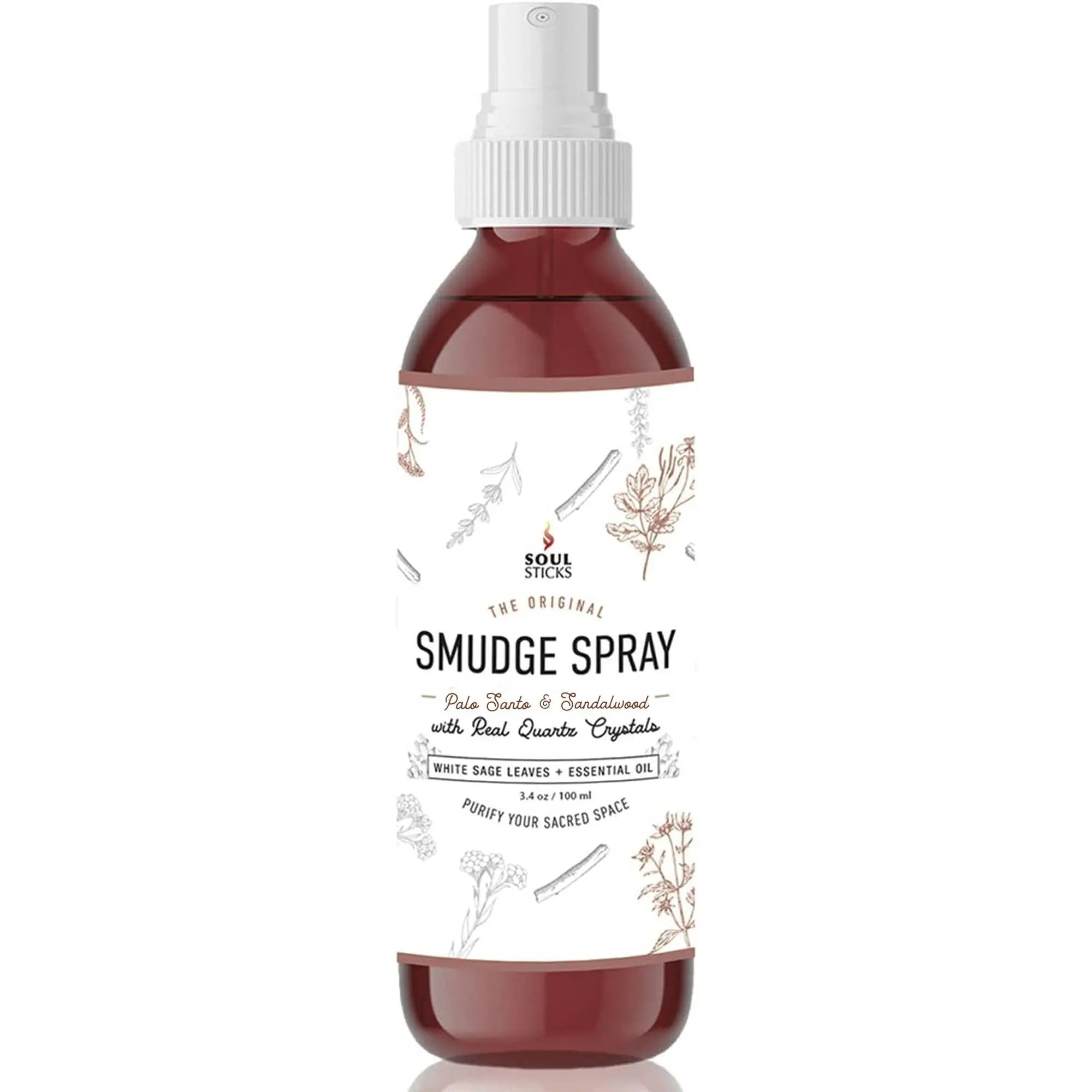 Soul Sticks Palo Santo & Sandalwood Smudge Spray | Cleansing | Wiccan Center