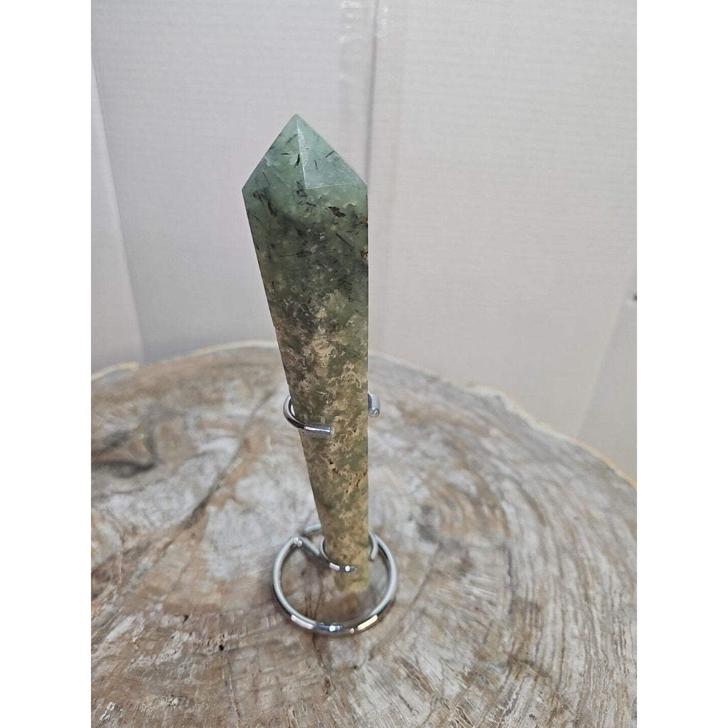 Grape Agate Scepter Crystal with Stand — 294g Collector Display Piece | CrystalCloud Company | Crystal Points & Towers | Wiccan Center