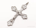Large Antique INRI Crucifix Cross Sterling Silver Pendant | Jewelry > Necklaces > Pendants | Wiccan Center