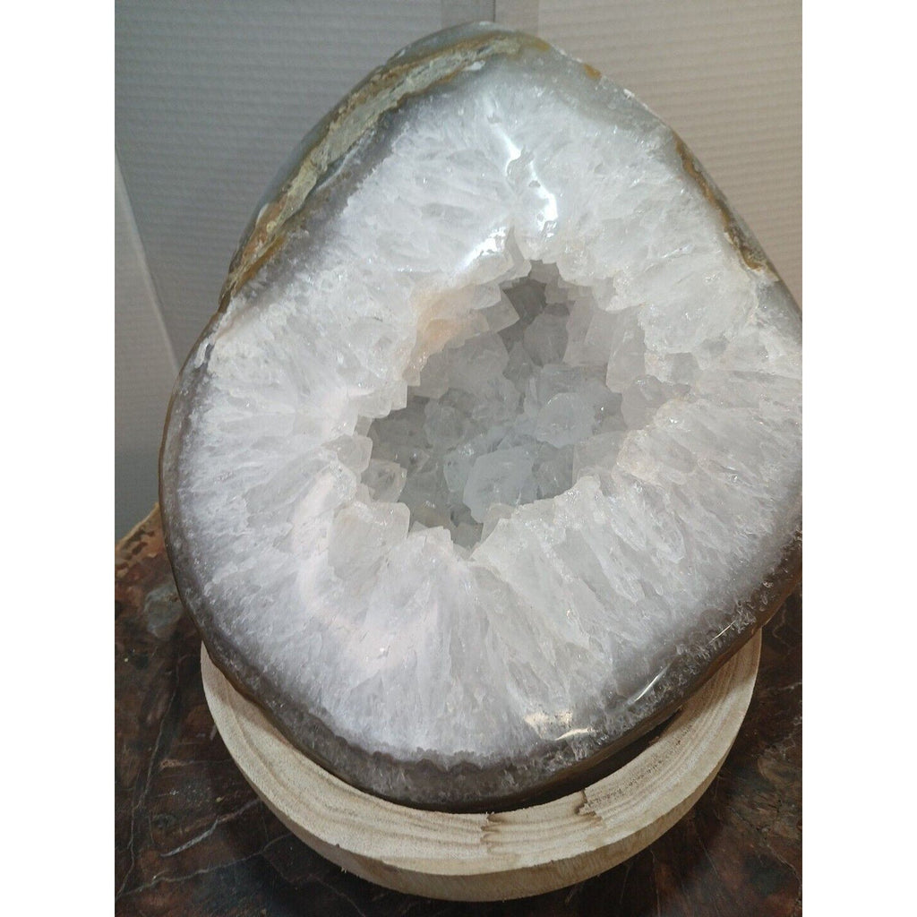 Large Natural Madagascar Agate Geode — 19.3 lbs, Museum-Quality Quartz Specimen | CrystalCloud Company | Geodes & Clusters | Wiccan Center