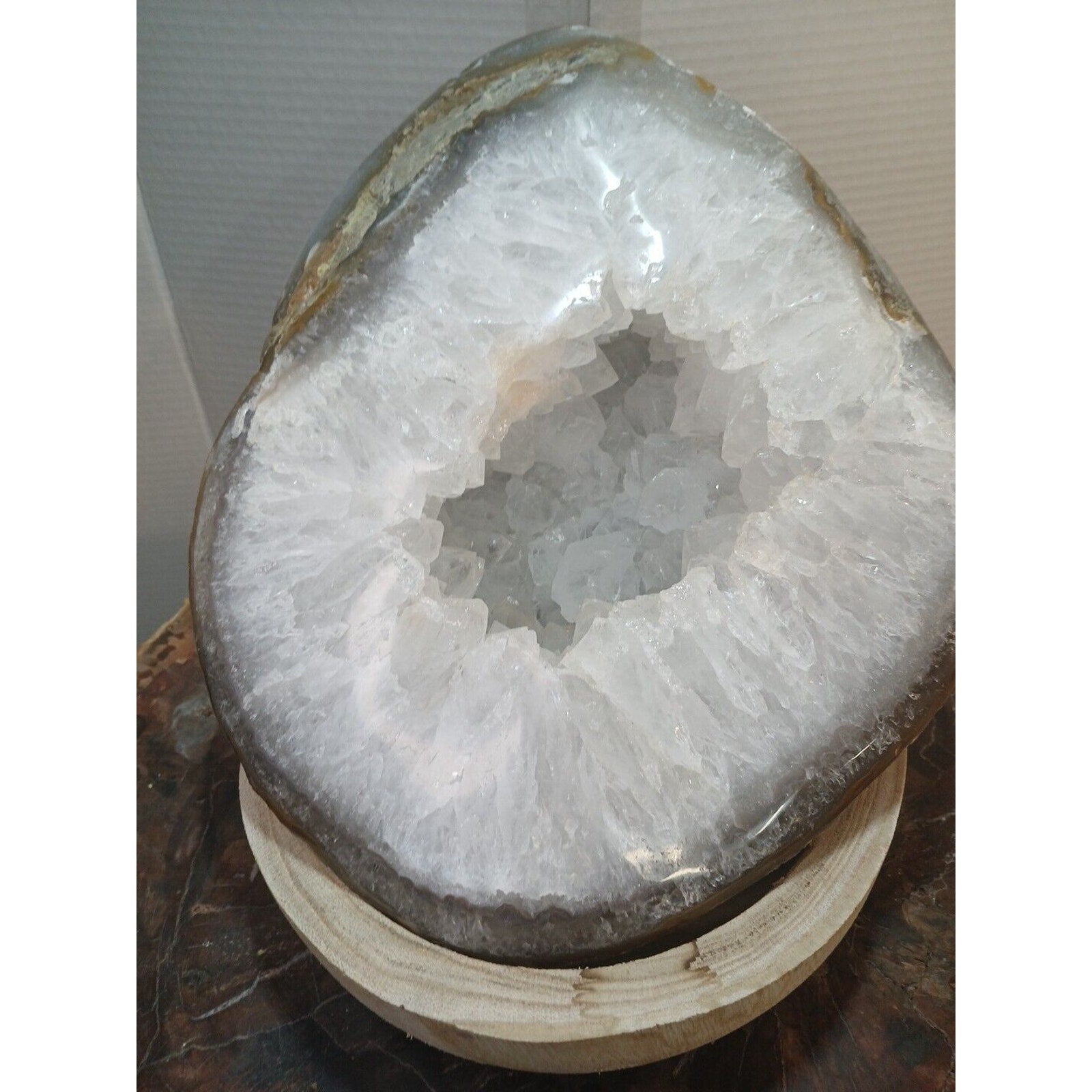 Large Natural Madagascar Agate Geode — 19.3 lbs, Museum-Quality Quartz Specimen | CrystalCloud Company | Geodes & Clusters | Wiccan Center
