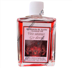 Fragancia De Aceite Vete Satanaz (1oz) / Scented Oil Go Devie (1oz) | | Wiccan Center