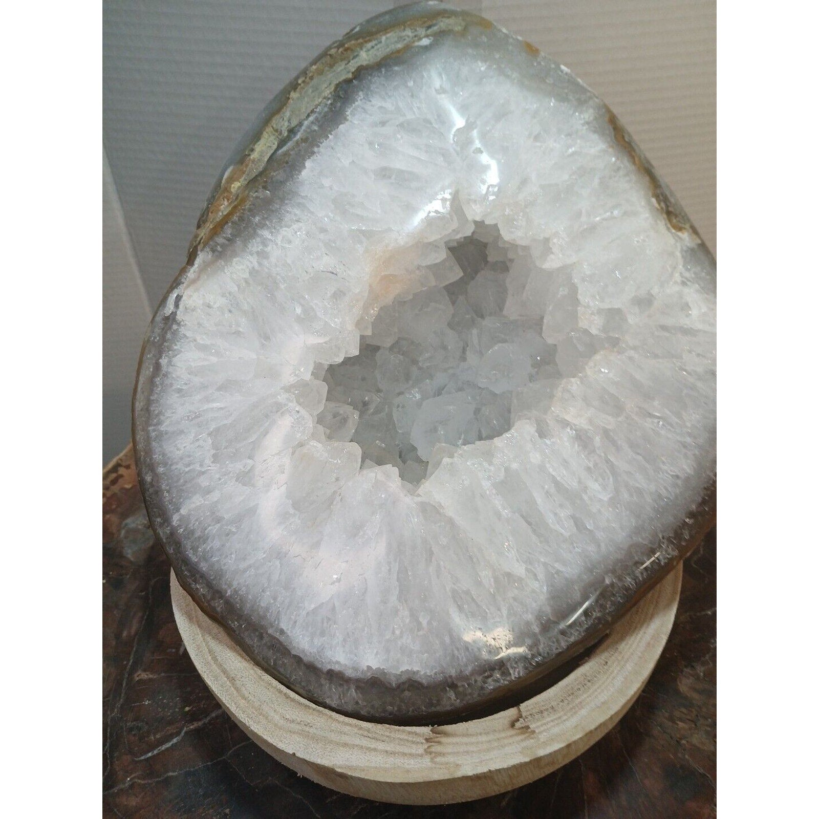 Large Natural Madagascar Agate Geode — 19.3 lbs, Museum-Quality Quartz Specimen | CrystalCloud Company | Geodes & Clusters | Wiccan Center