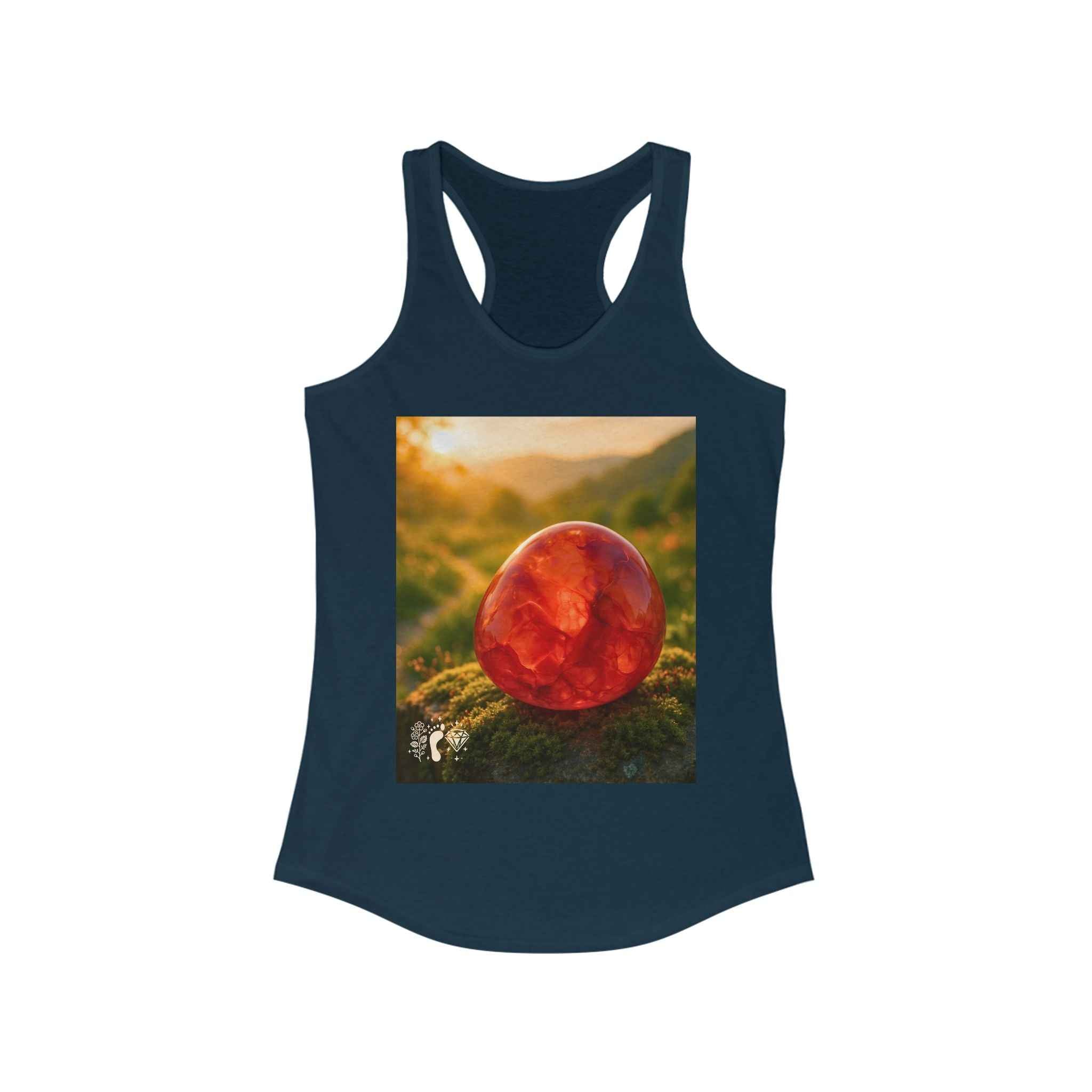 Carnelian Crush Women's Racerback Tank Top - Positive Vibes Tee | Tank Top | Wiccan Center