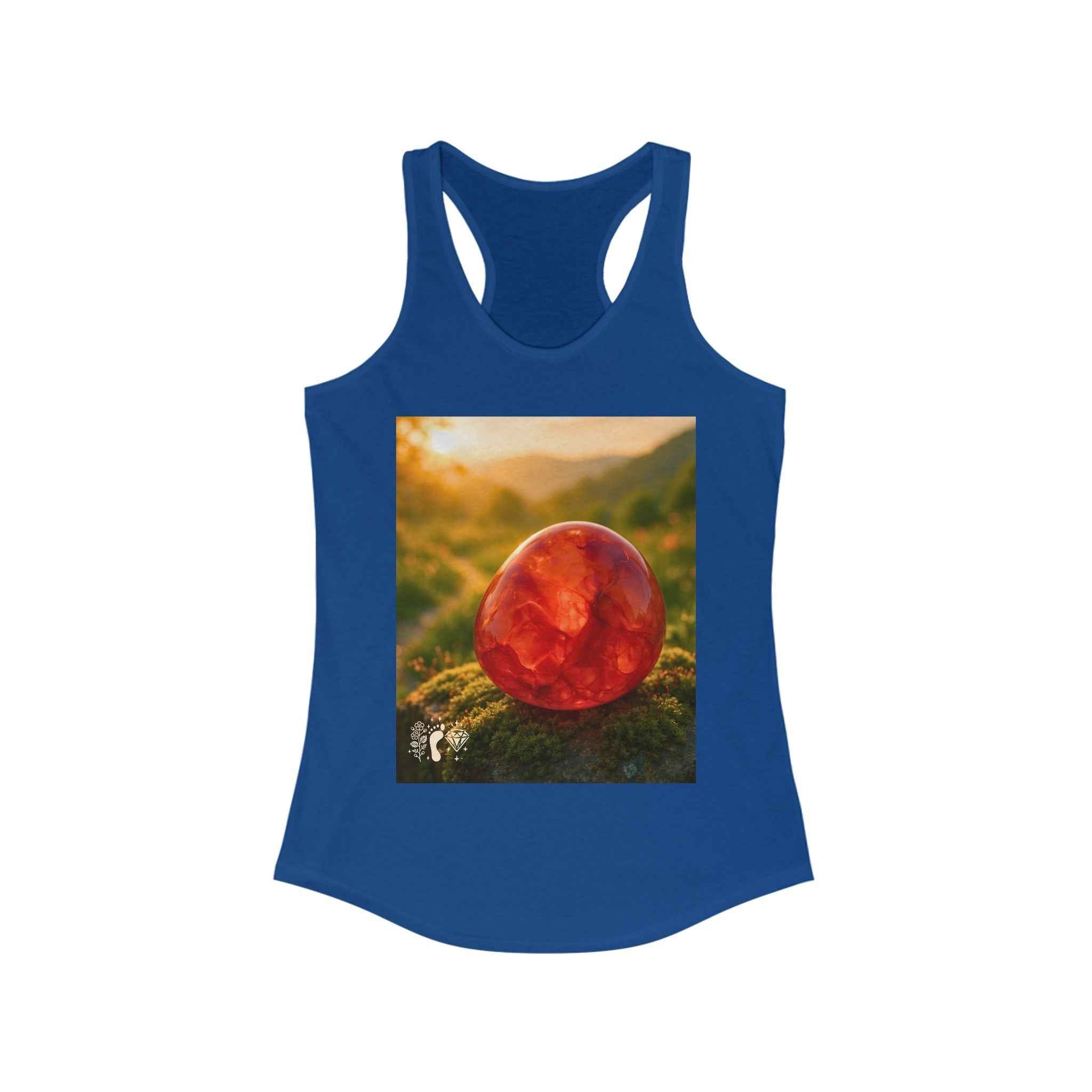 Carnelian Crush Women's Racerback Tank Top - Positive Vibes Tee | Tank Top | Wiccan Center
