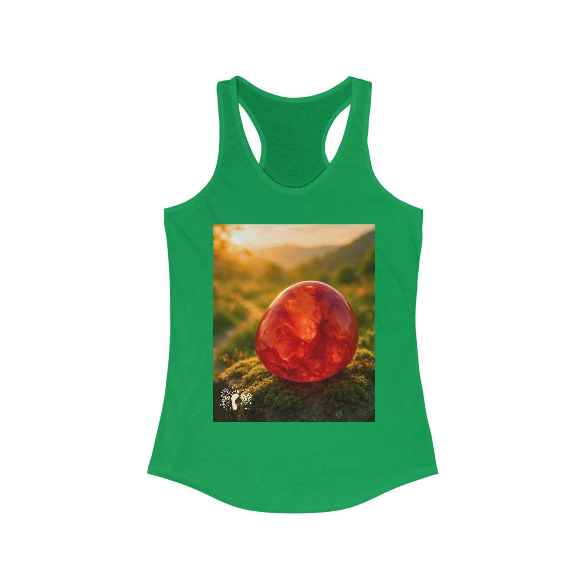 Carnelian Crush Women's Racerback Tank Top - Positive Vibes Tee | Tank Top | Wiccan Center