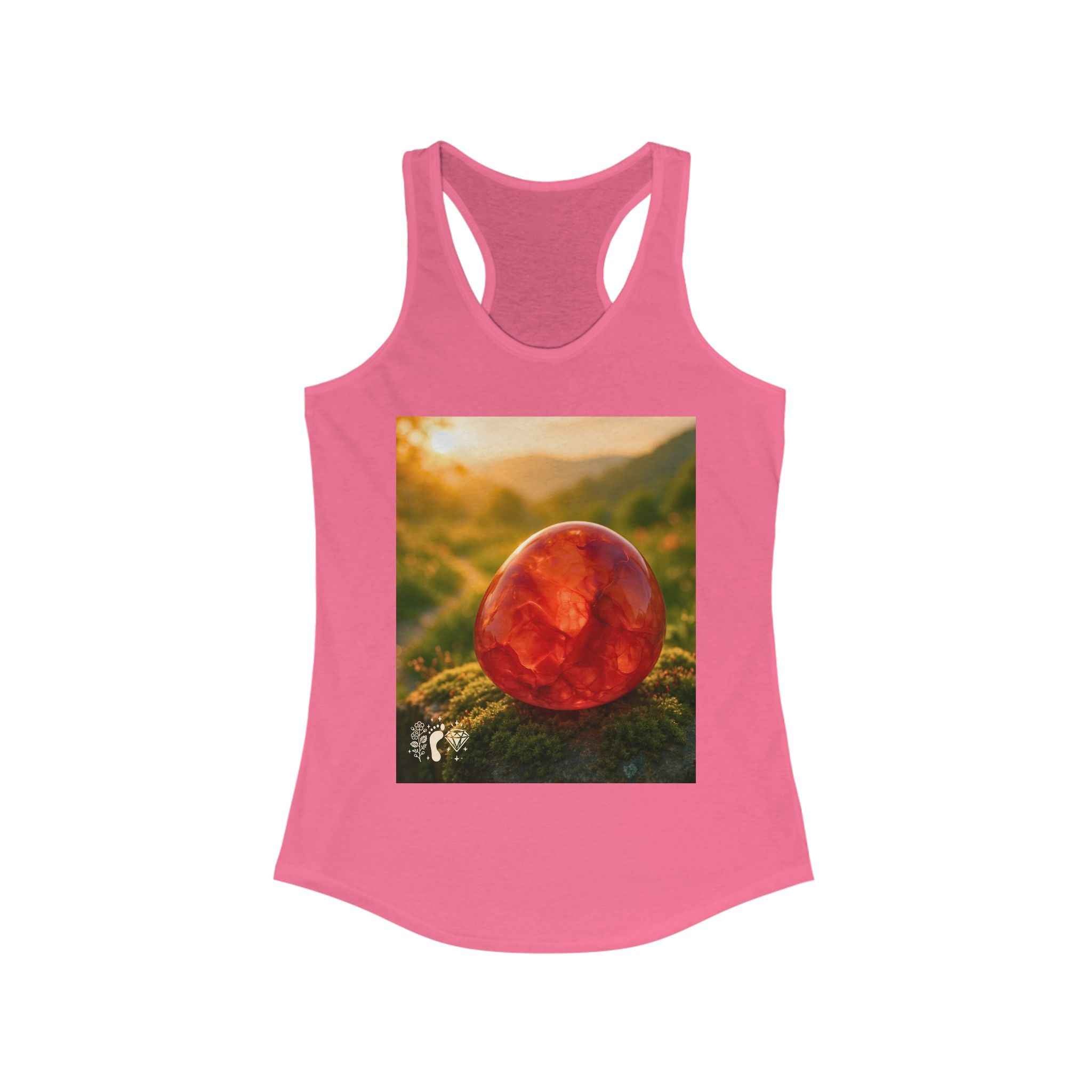 Carnelian Crush Women's Racerback Tank Top - Positive Vibes Tee | Tank Top | Wiccan Center