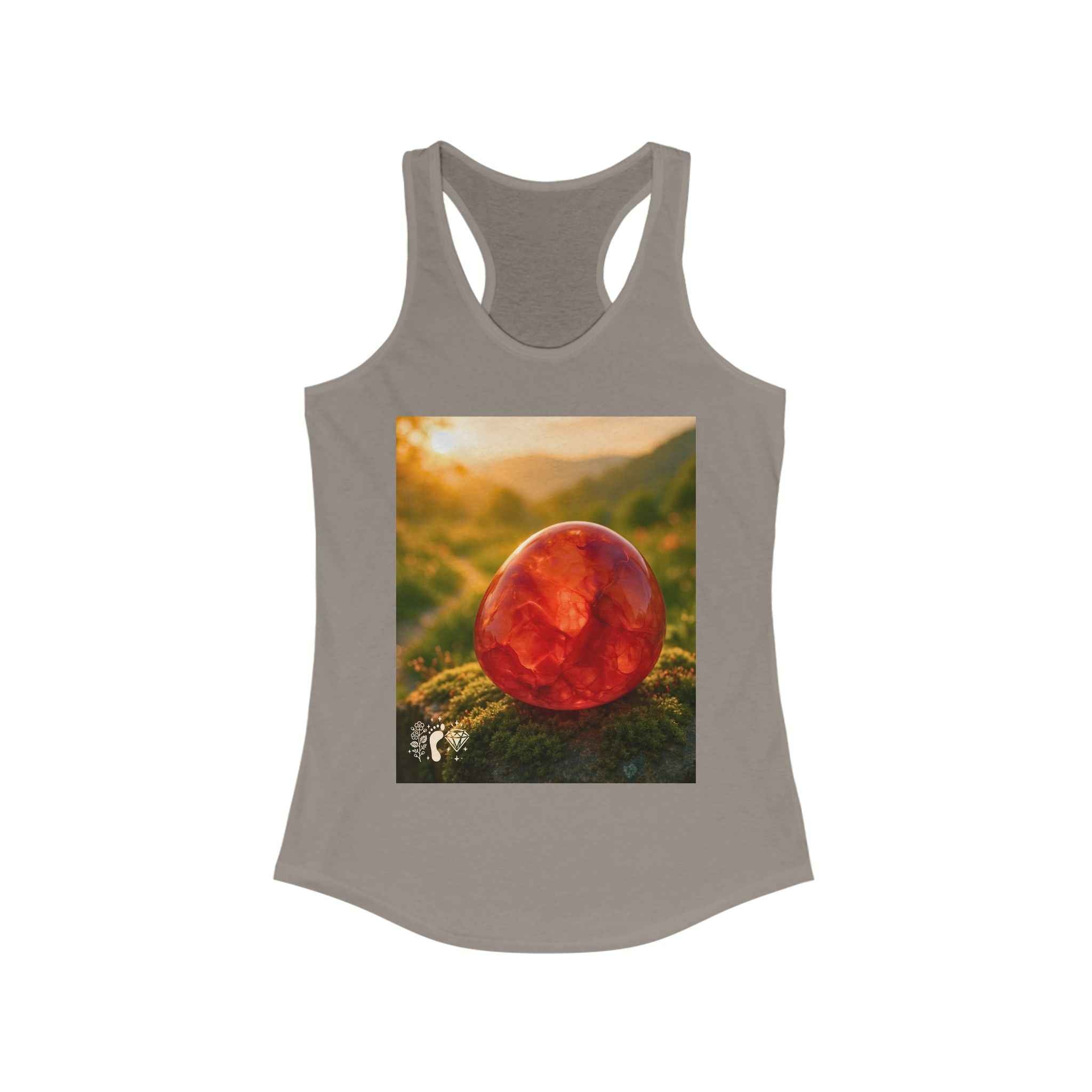 Carnelian Crush Women's Racerback Tank Top - Positive Vibes Tee | Tank Top | Wiccan Center