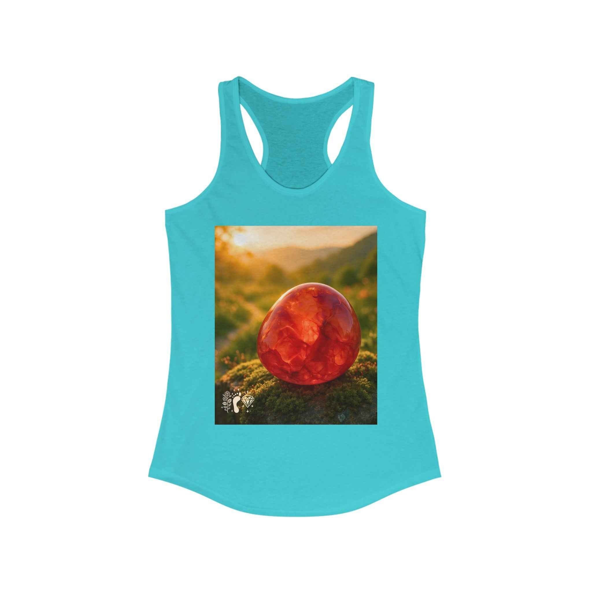 Carnelian Crush Women's Racerback Tank Top - Positive Vibes Tee | Tank Top | Wiccan Center