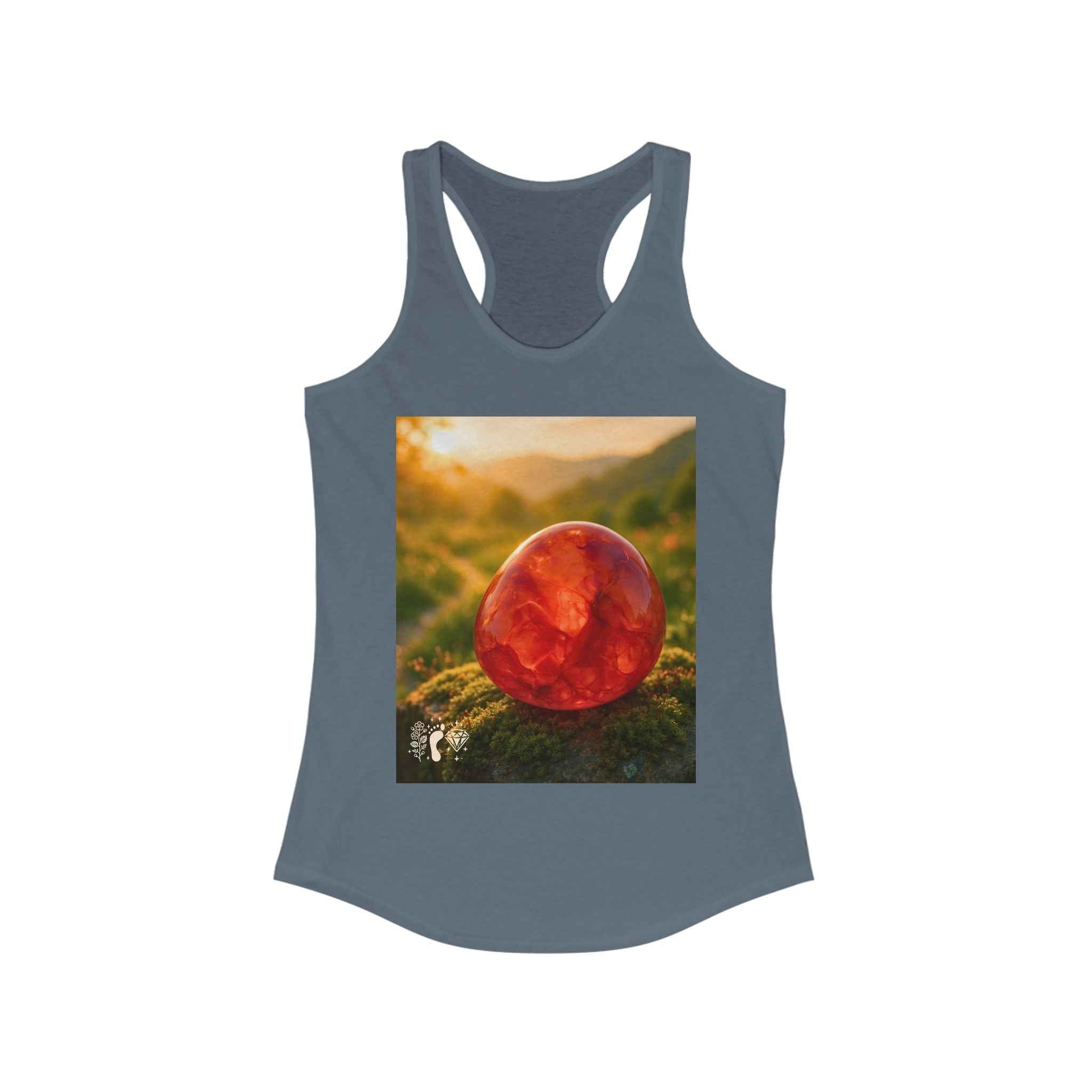 Carnelian Crush Women's Racerback Tank Top - Positive Vibes Tee | Tank Top | Wiccan Center
