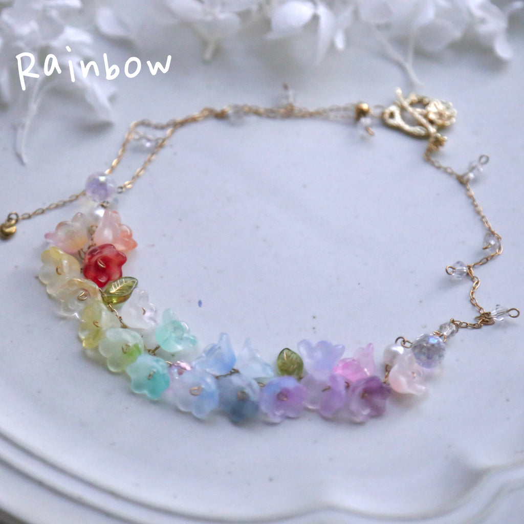 SALE - Colorful Flower Necklaces