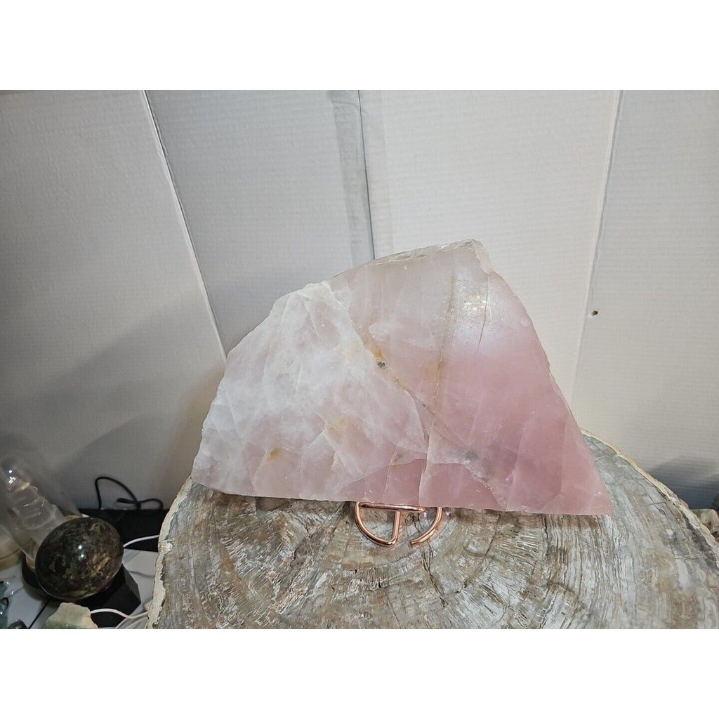 Natural Rose Quartz Crystal Stone Slices — 5.72 lbs from China | CrystalCloud Company | Mineral Specimens | Wiccan Center