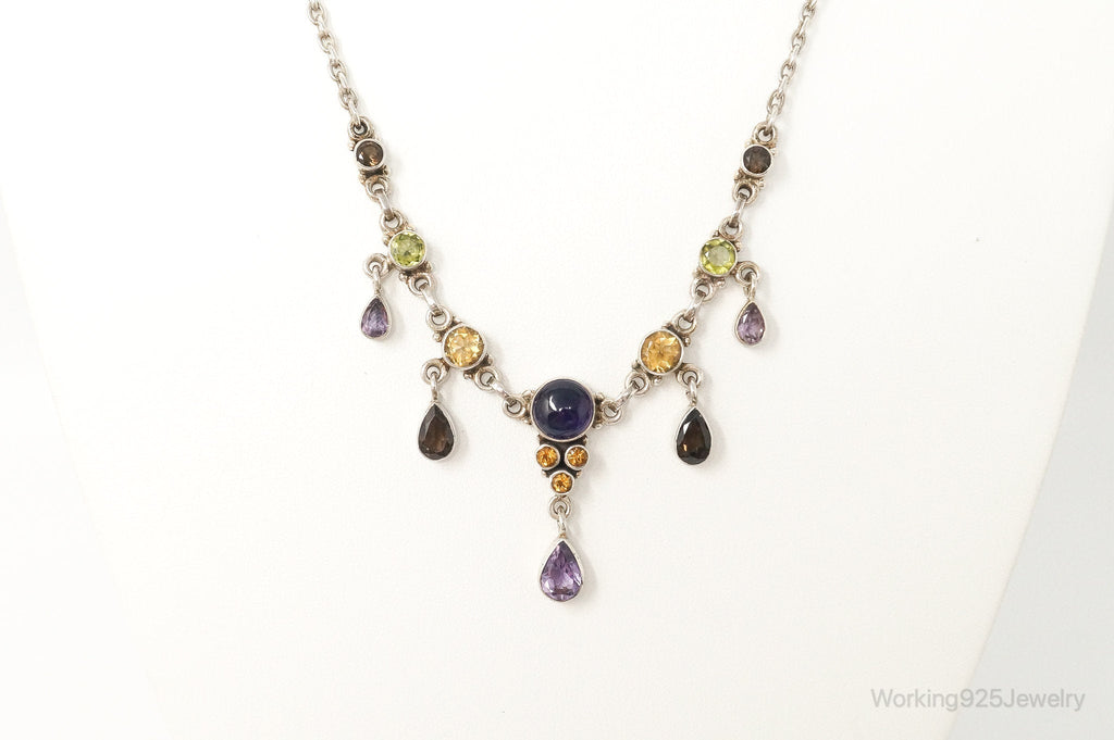Vintage Designer Nicky Butler Multi Gem Sterling Silver Necklace | Jewelry > Necklaces > Pendants | Wiccan Center
