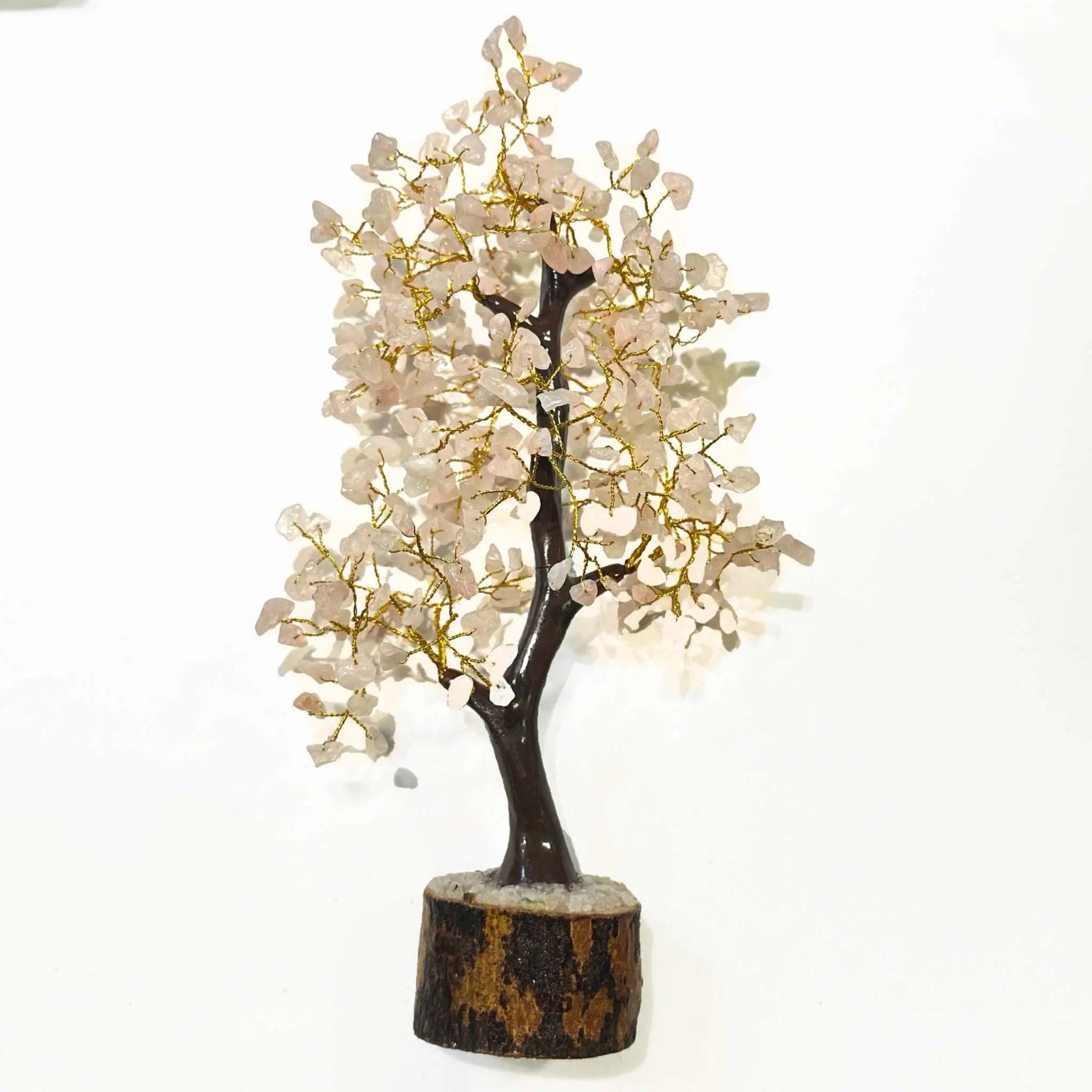 Rose Quartz Crystal Gem Tree | Tree | Wiccan Center