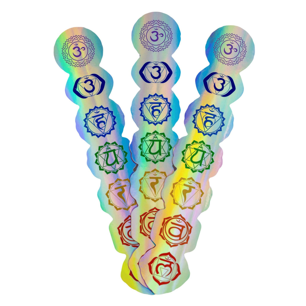 Chakra Holographic Stickers | | Wiccan Center