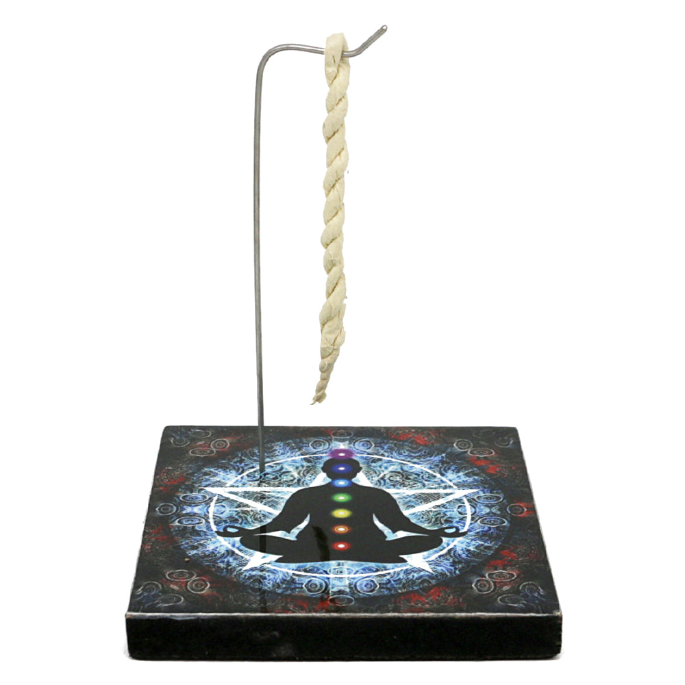 7 Chakras Square Rope Incense Holder | Incense Burner | Wiccan Center
