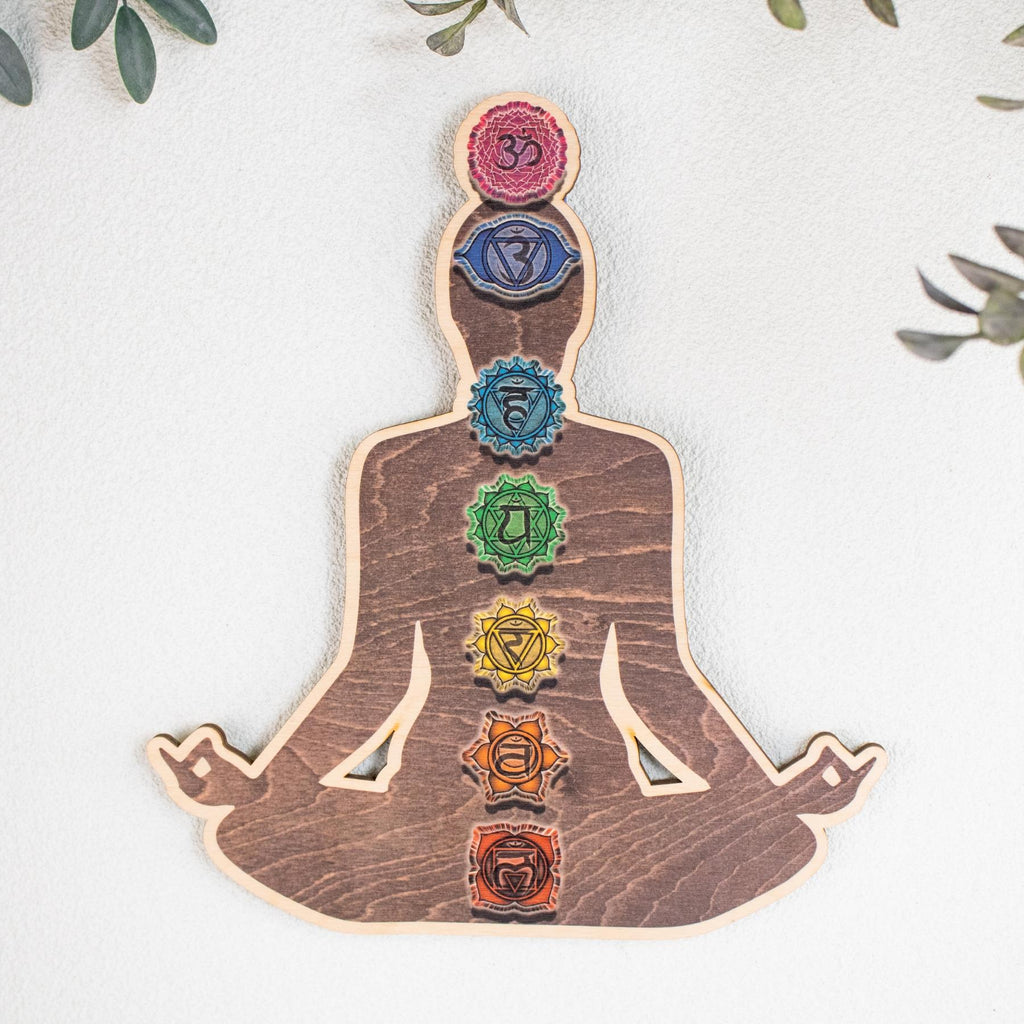 7 Chakra Wooden Wall Decor | | Wiccan Center