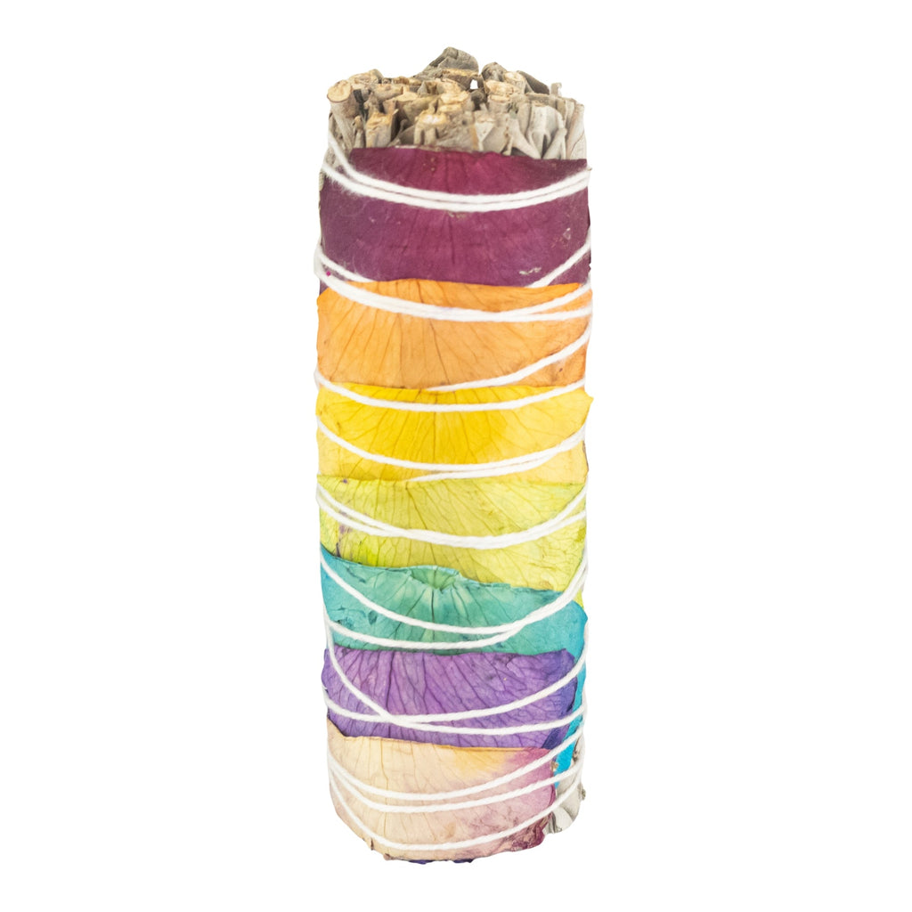 7 Chakra White Sage Smudge Stick | | Wiccan Center