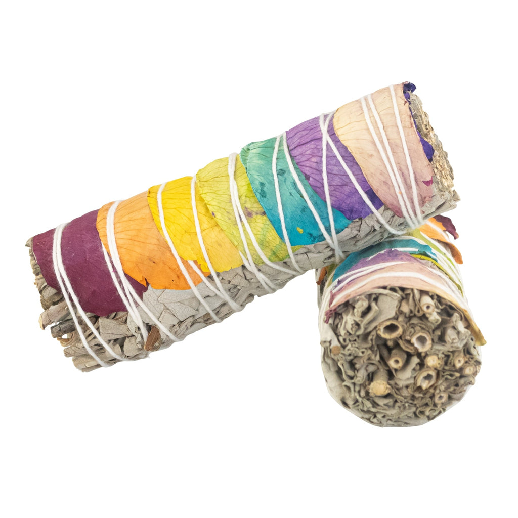 7 Chakra White Sage Smudge Stick | | Wiccan Center