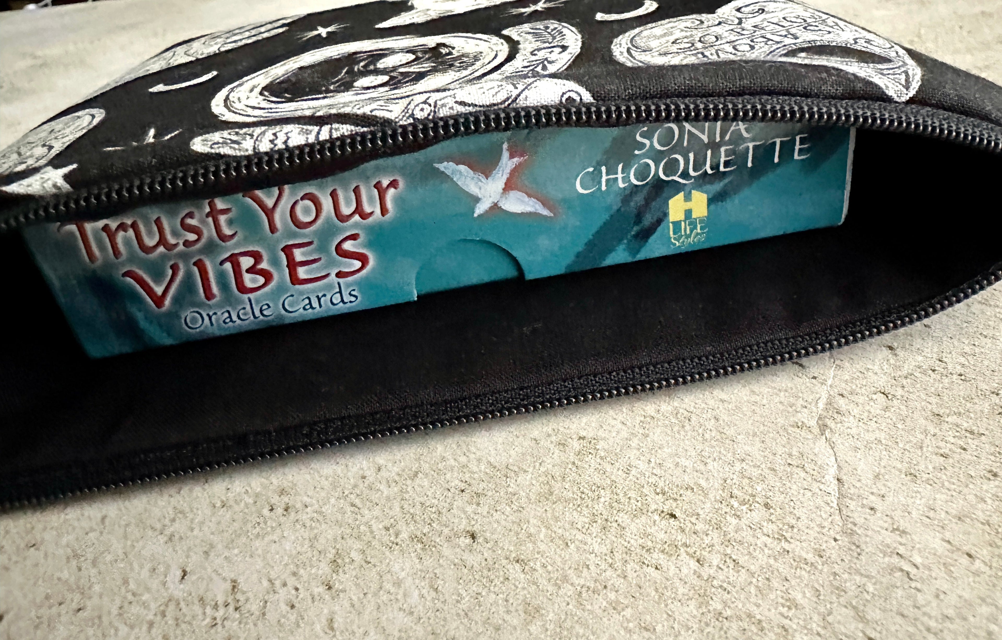 Witchy Tarot Card Bag With Zipper - Tarot Deck Storage Bag | | Wiccan Center