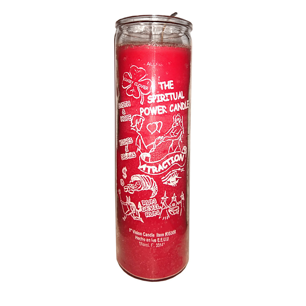 7 Day Attraction Glass Candle | Candle | Wiccan Center