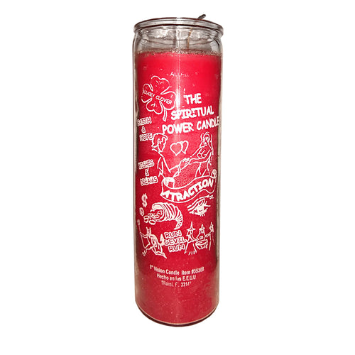 7 Day Attraction Glass Candle | Candle | Wiccan Center