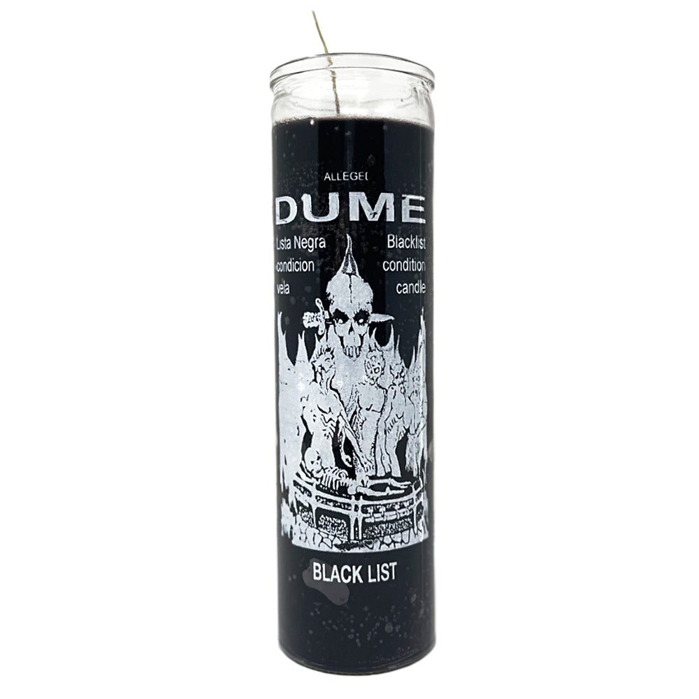 7 Day Black List- DUME - Black | Candle | Wiccan Center