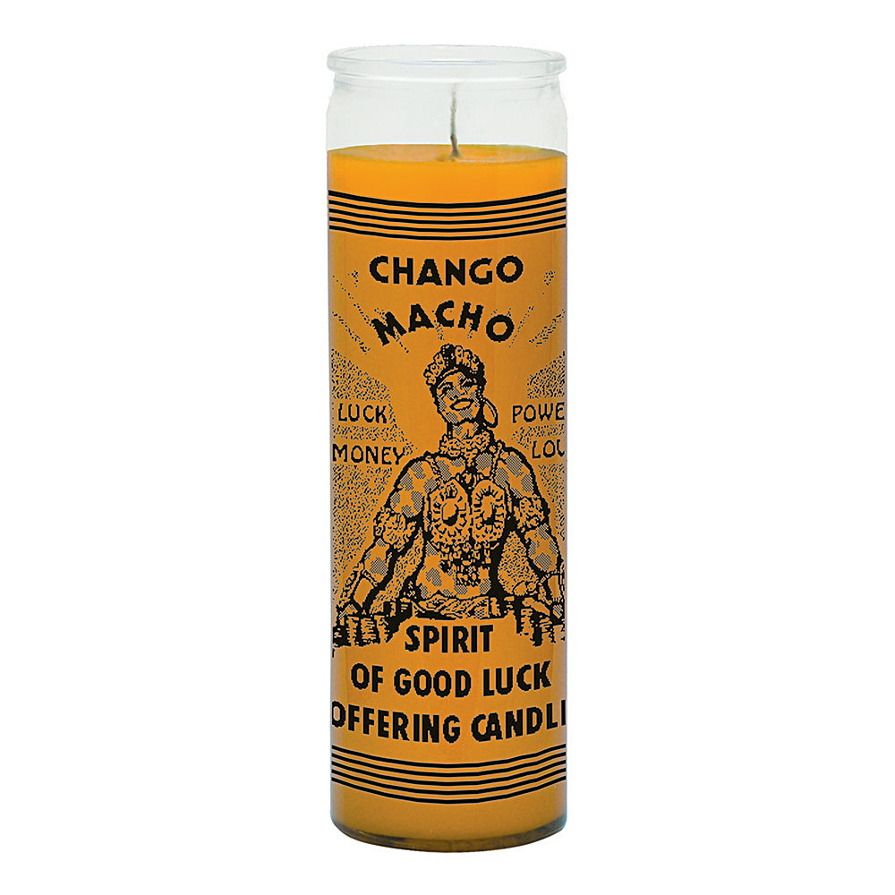 7 day Chango Macho Candle / Spirit of Good Luck | Candle | Wiccan Center