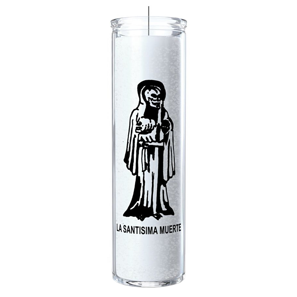 7 Day Santa Muerte (Holy Death) - White | Candle | Wiccan Center