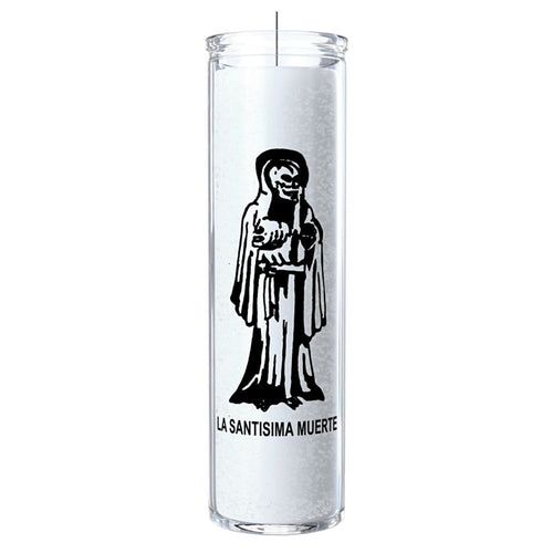 7 Day Santa Muerte (Holy Death) - White | Candle | Wiccan Center