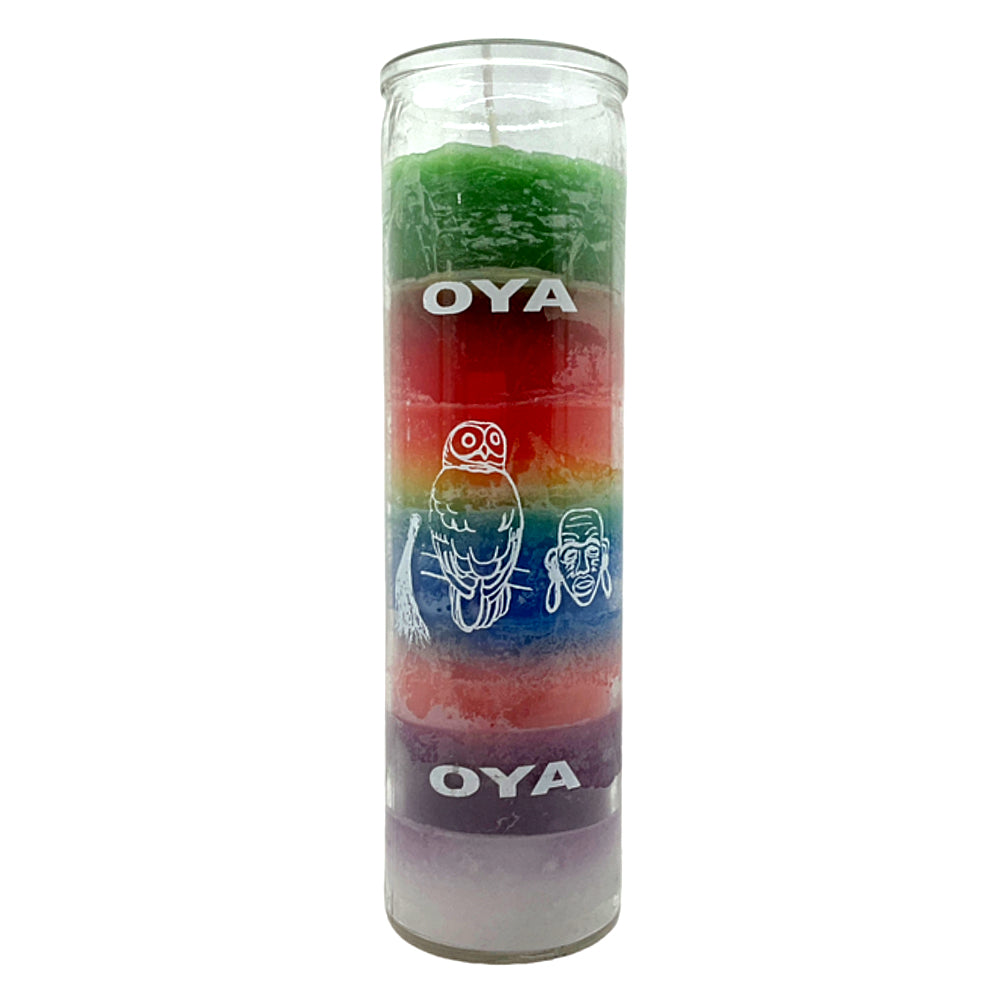 7 Day Orisha Oya - 7 Color | Candle | Wiccan Center