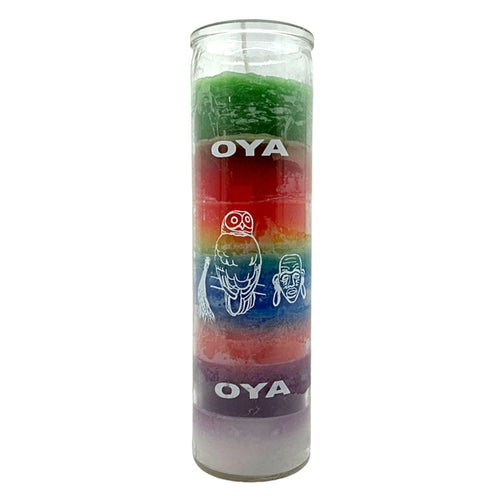 7 Day Orisha Oya - 7 Color | Candle | Wiccan Center