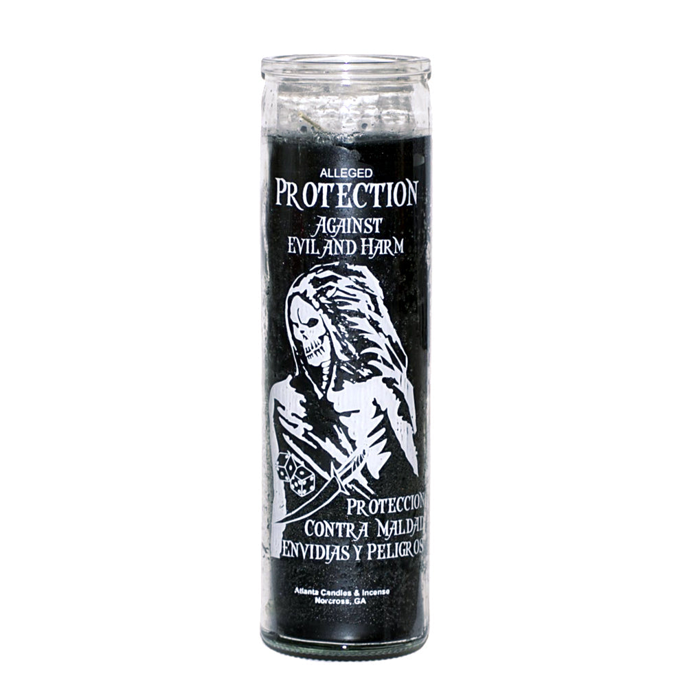7 Day Protection Against Evil & Harm - Black | Candle | Wiccan Center